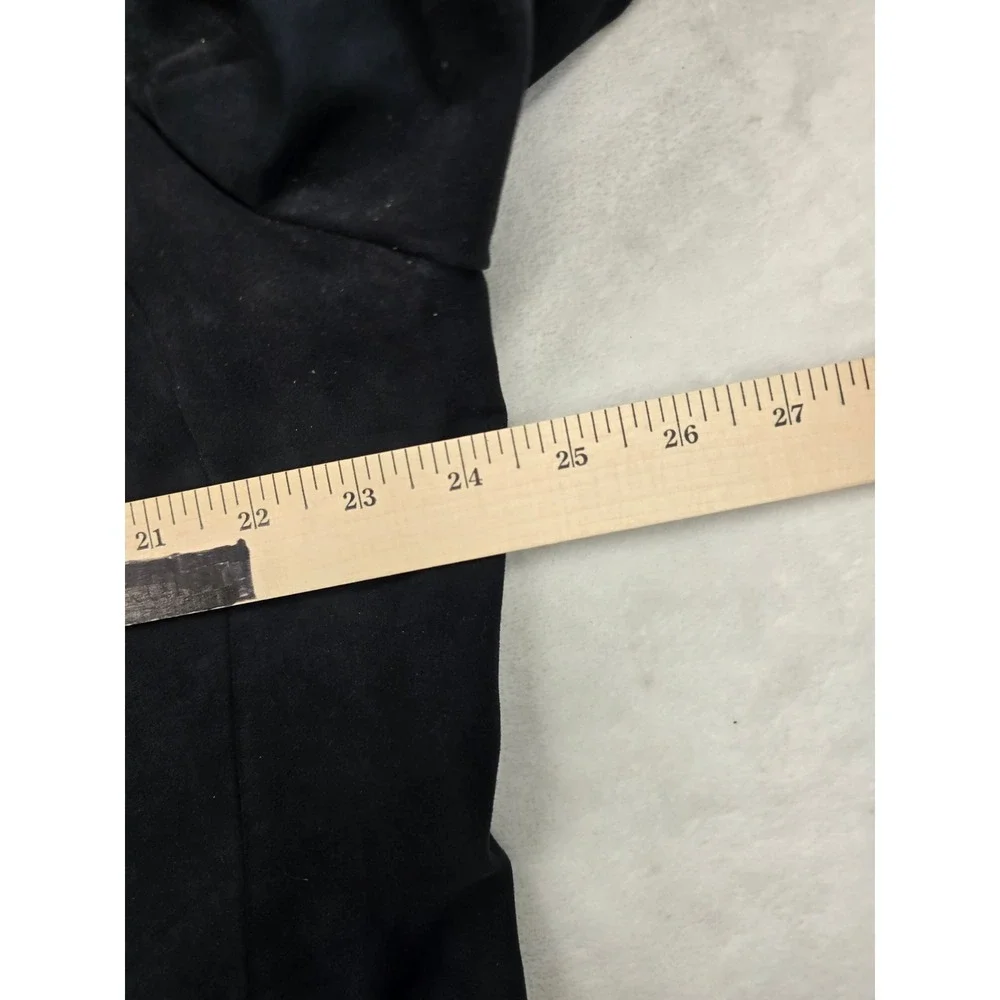 Circle S Western Faux Suede Blazer Mens 48L Black Cowboy Sport‎ Coat Jacket